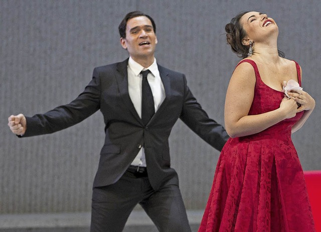 Michael Fabiano als Alfredo und  Sonya...raviata an der Met Opera in New York.   | Foto: promo