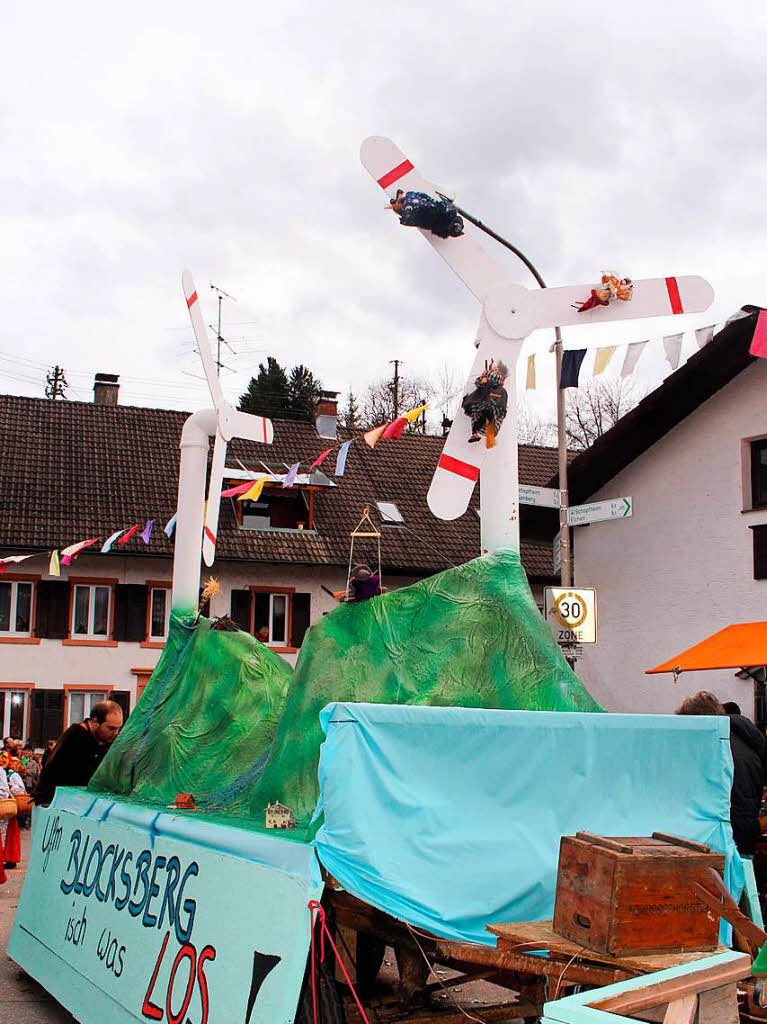 Eindrcke vom Burefasnachtsumzug in Hasel.