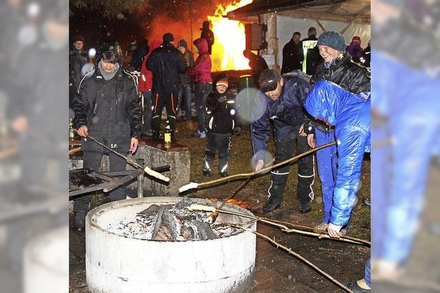 Ein feuriger Brauch nach Fastnacht