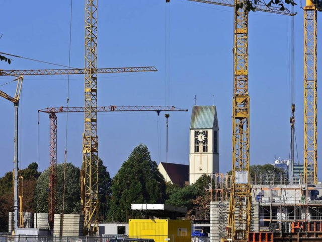 Das Baugebiet Gutleutmatten bringt nur...hte Entlastung fr den Wohnungsmarkt.   | Foto: Thomas Kunz