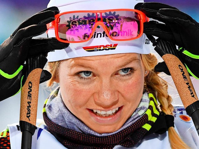 Die Sprint-Spezialistin Sandra Ringwal...s Hoffnungstrgerin im deutschen Team.  | Foto: dpa