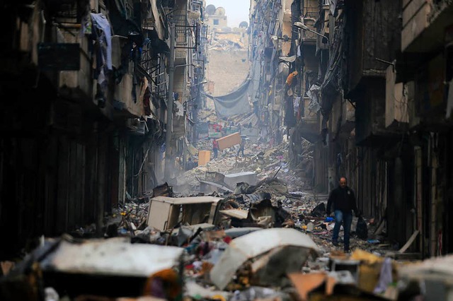 Kriegsspuren in Aleppo   | Foto: dpa