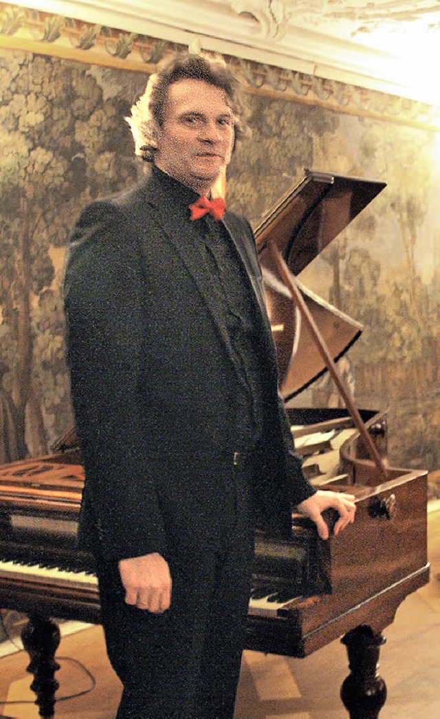Der international renommierte Pianist ...dric Chopin auf Originalinstrumenten.  | Foto: Hans Jrgen Kugler