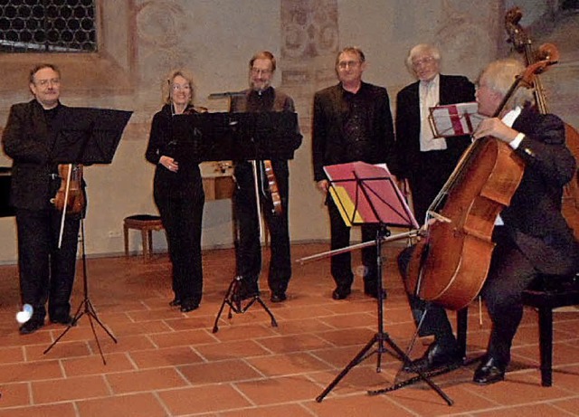 Mit seinem Benefizkonzert fr die Mark...emble die Hrer in der Martinskirche.   | Foto: Bianca Flier