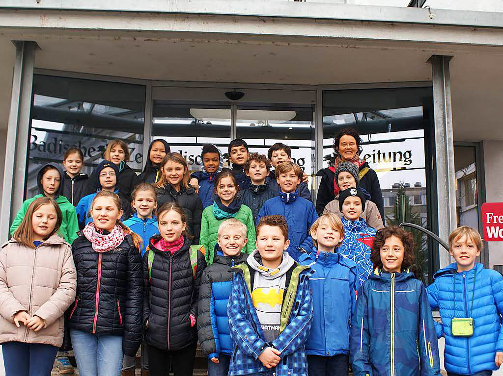 Klasse 4d der Emil-Thoma-Grundschule aus Freiburg