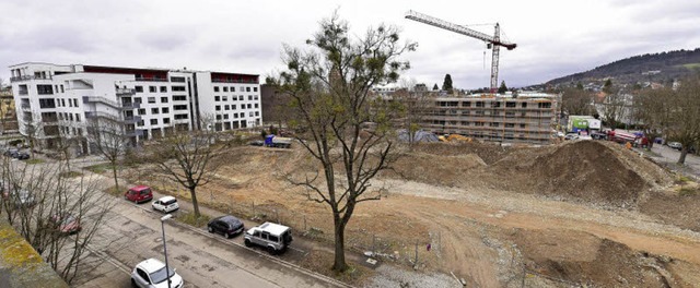 Auf diesem 6200-Quadratmeter Grundstc...trae zu sehen, rechts die Karlstrae.  | Foto: Thomas Kunz