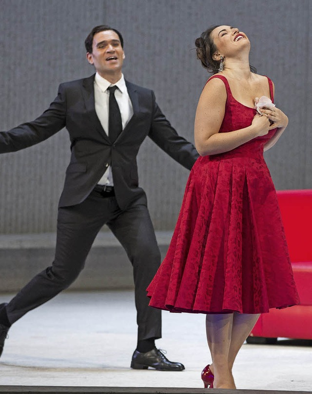 Michael Fabiano als Alfredo und Sonya ...va als Violetta in Verdis La Traviata   | Foto: Marty Sohl