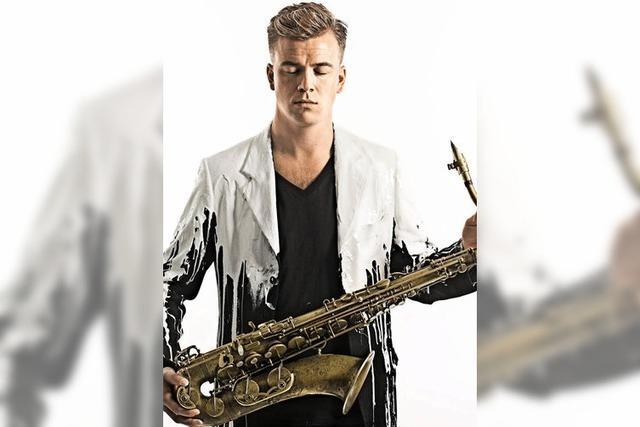 Der norwegische Saxophonist Marius Neset spielt beim Landesjazzfestival