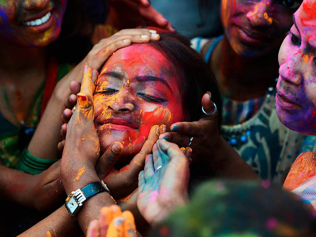 Holi-Frhlingsfest in Indien