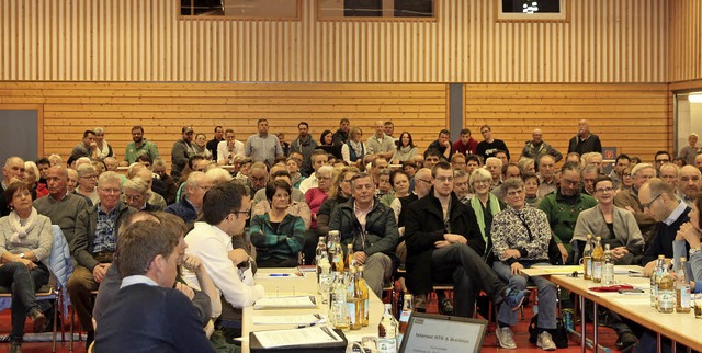 Riesig war das Interesse an der Projek...ng Senioren und Wohnen im Gemeinderat.  | Foto: Eva Korinth