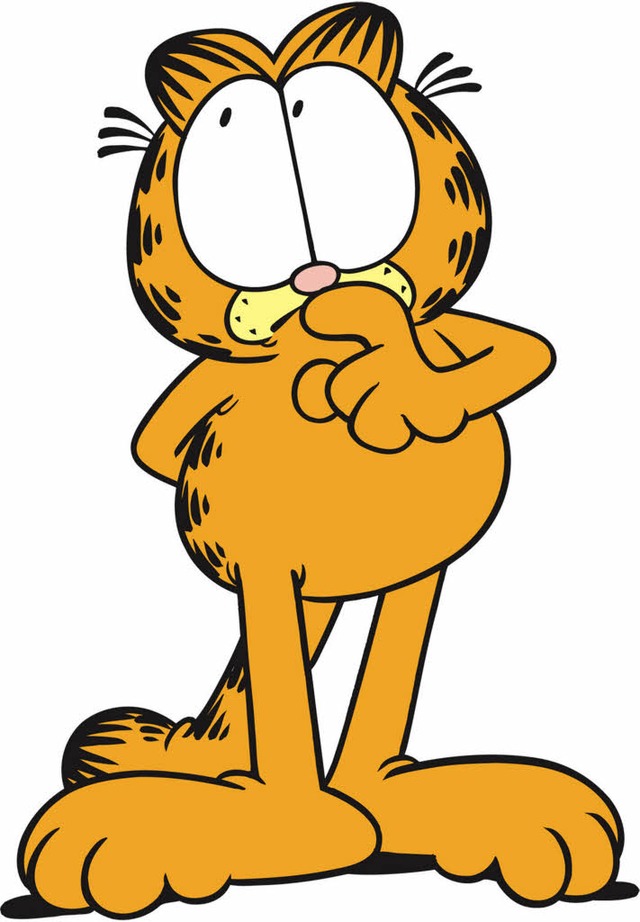 Wirkt selbst ratlos: Garfield  | Foto: dpa