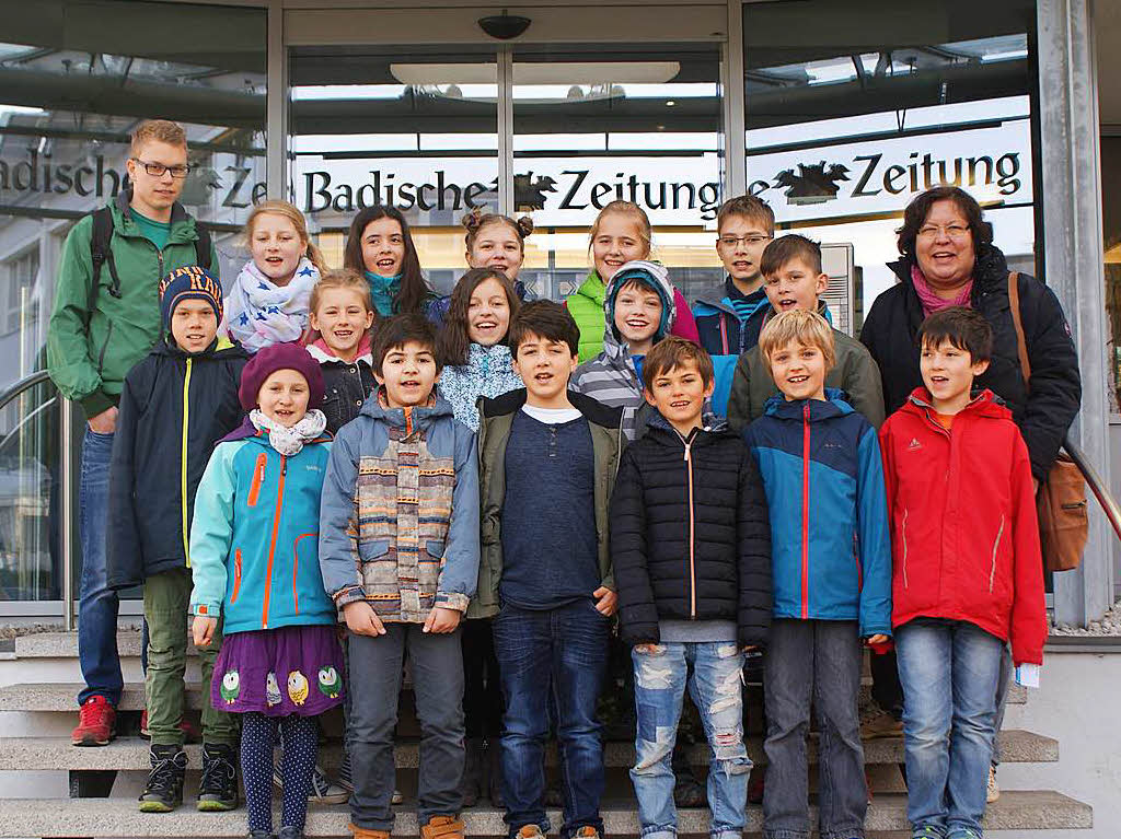 Klasse 4e der Reinhold-Schneider-Schule aus Freiburg