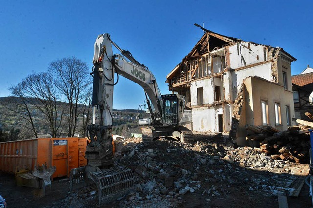 Das Haus Basler Strae 65 wird abgerissen. Es weicht einem Neubau.  | Foto: Barbara Ruda