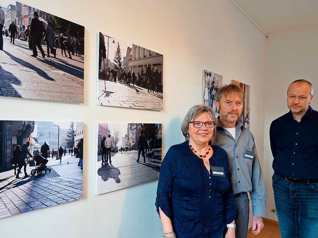 Alltagsszenen aus Stdten zeigen Sigli...d Wigott und Georg Gtter (von links)  | Foto: Roswitha Frey