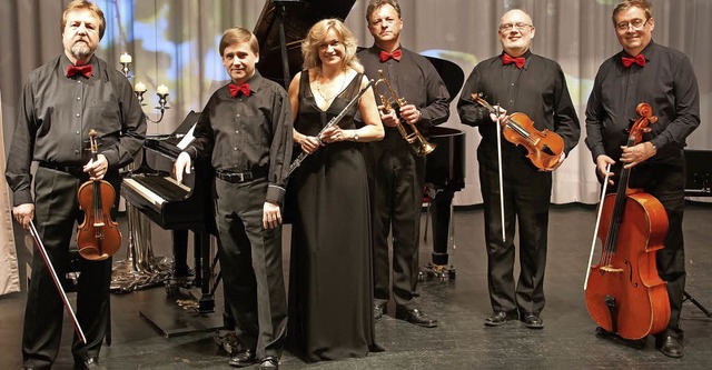 Das Ensemble Prima la musica (von link...Kardacz und Cellist Sergiu Grigorescu   | Foto: BTT