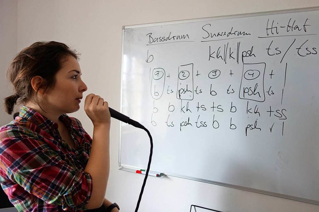 Fudder-Autorin Lisa lernt Beatboxen.  | Foto: Lisa Gllert