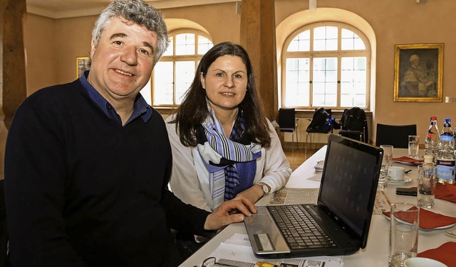 Udo Wenzl und Heike Schiller von der S...&#8222;Jugend bewegt Ettenheim&#8220;.  | Foto: Sandra Decoux-Kone