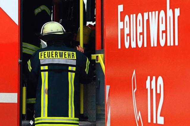 Fotos: Brand bei der Lauffenmhle in Lrrach