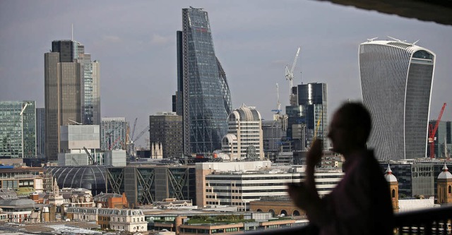Blick auf die City of London, das Finanzzentrum der Insel  | Foto: AFP