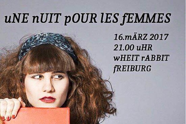 Am 16. Mrz heit es: females only.  | Foto: Promo
