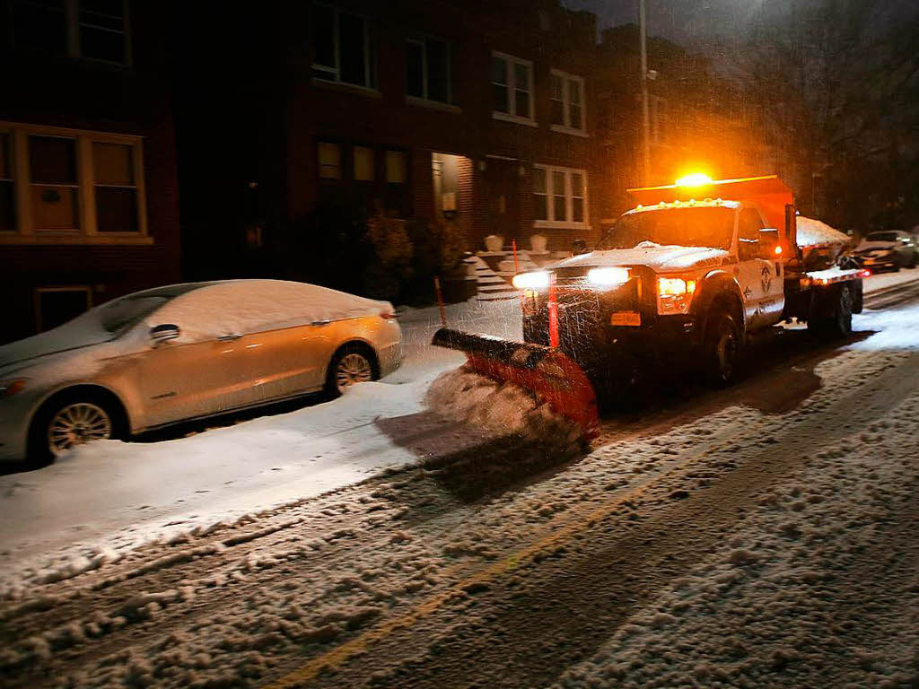 Der nationale Wetterdienst hat seine Blizzard-Warnung fr New York abgeschwcht – 
