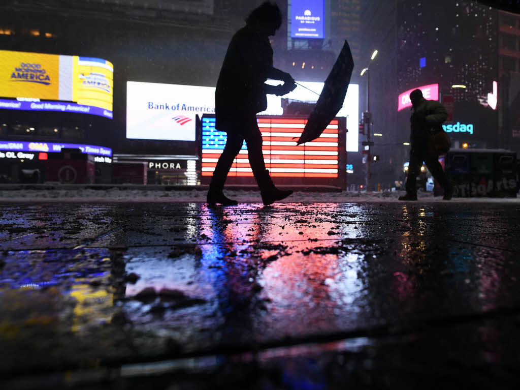 Der nationale Wetterdienst hat seine Blizzard-Warnung fr New York abgeschwcht – 