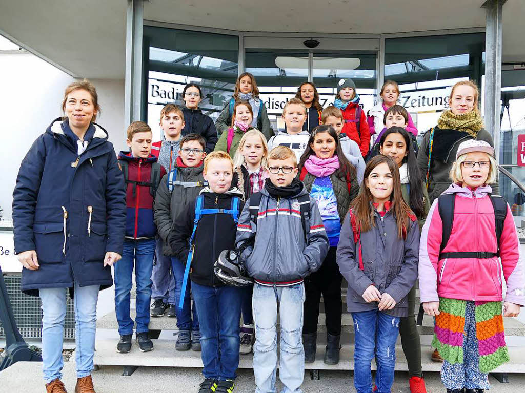 Klasse 4e der Johann-Heinrich-von-Landeck-Schule aus Bad Krozingen