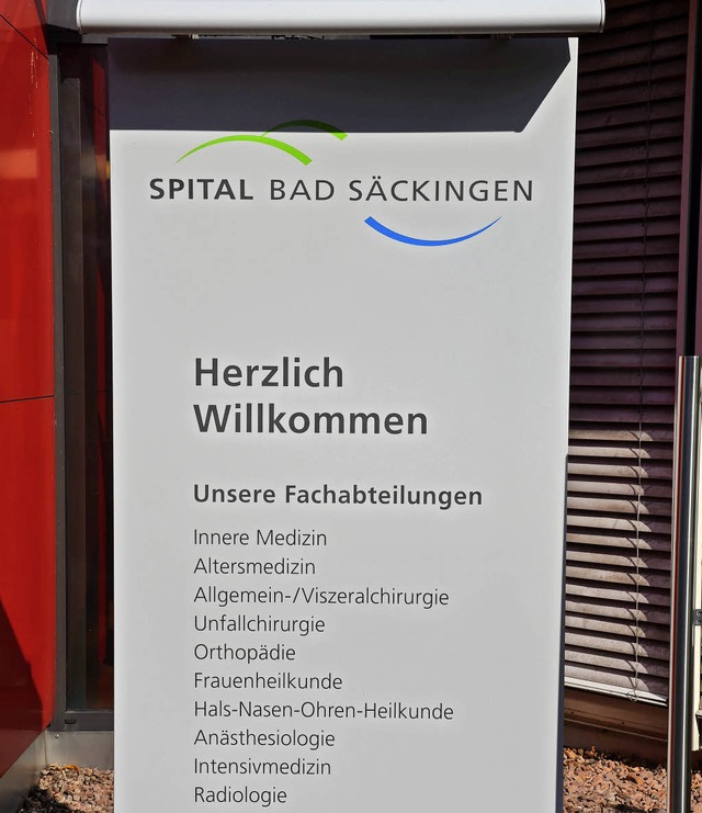 Zur Zukunft des Spitals Bad Sckingen ...ickenbach eine Stellungnahme abgeben.   | Foto: Felix Held