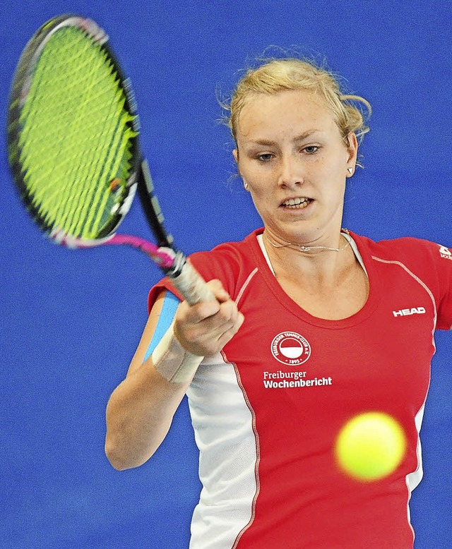 Dorothea Saar (FTC) musste Ellen Linsenbolz (Karlsruhe) zum Sieg gratulieren.   | Foto: ake