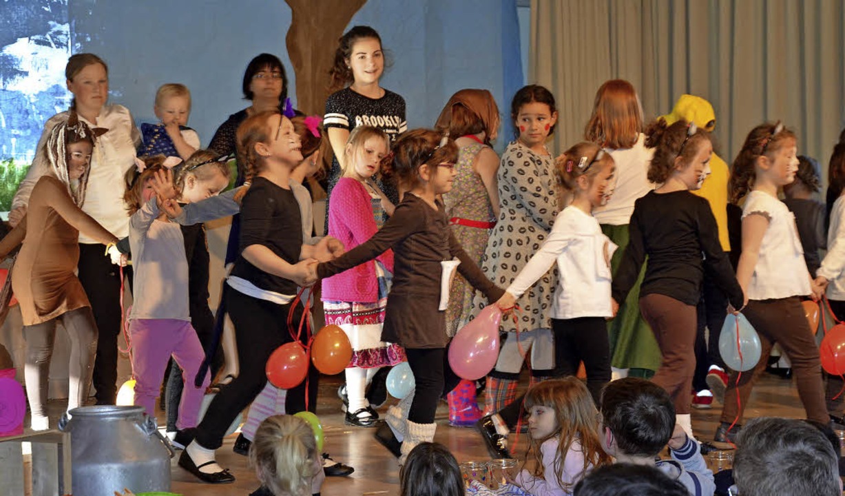 Beim Kindertanznachmittag der Egringer...anzgruppe ging es beraus frhlich zu.  | Foto: Marco Schopferer