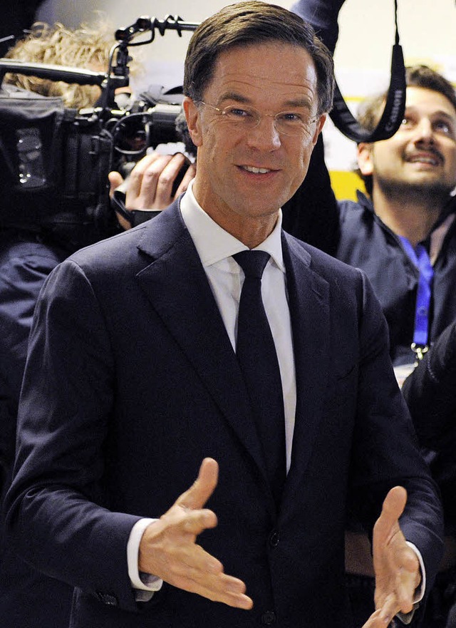 Verloren und doch gewonnen: Ministerprsident  Mark Rutte  | Foto: DPA