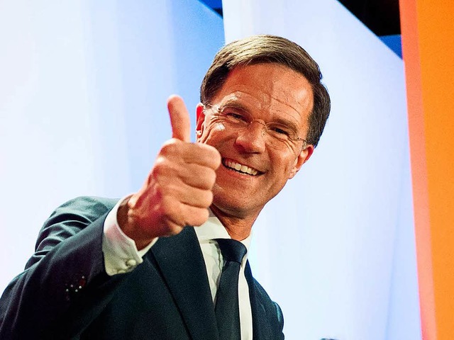 Mark Rutte hat die Wahl in den Niederlanden gewonnen.  | Foto: dpa