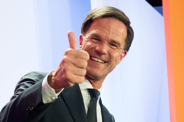 EU atmet auf: Ruttes Volkspartei gewinnt Parlamentswahl