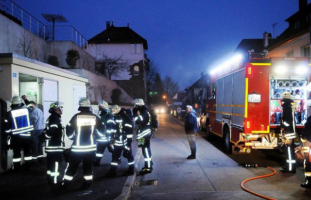 Die Feuerwehr war vor Ort, musste aber nicht eingreifen.  | Foto:                                 