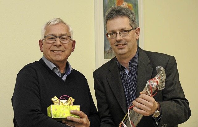 Bernd Firnkes (rechts) ist Nachfolger  von Udo Bttner.   | Foto: B. Schaller