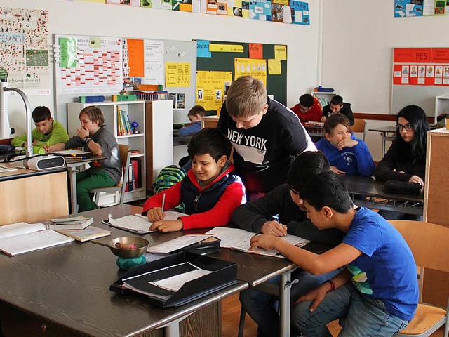 An der Friedrich-Ebert-Gemeinschaftsschule sind 28 Flchtlingskinder integriert.  | Foto: Privat