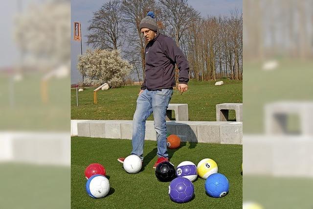 Nach der Winterpause gibt es von1. April an wieder Fuballgolf im Soccerpark