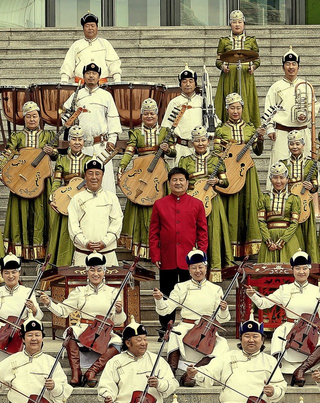 Neue Klangfarbe: Das Mongolia Folk Orchestra of China  | Foto: Veranstalter