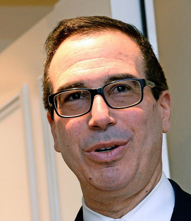 US-Finanzminister Steven Mnuchin   | Foto: AFP