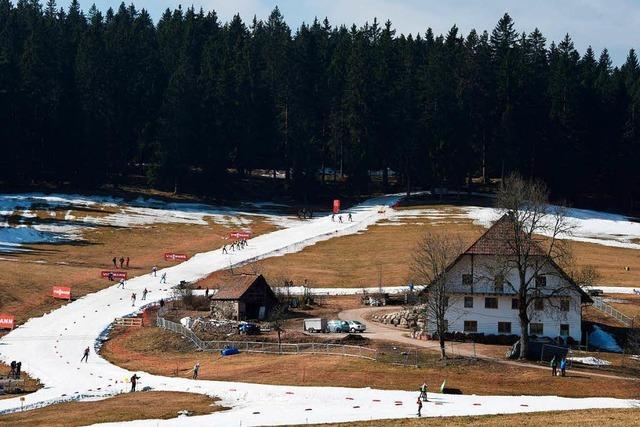 Wenig Schnee beim Weltcup-Finale der Kombinierer