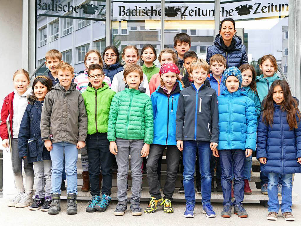 Klasse D 3/4 der Reinhold-Schneider-Schule aus Freiburg