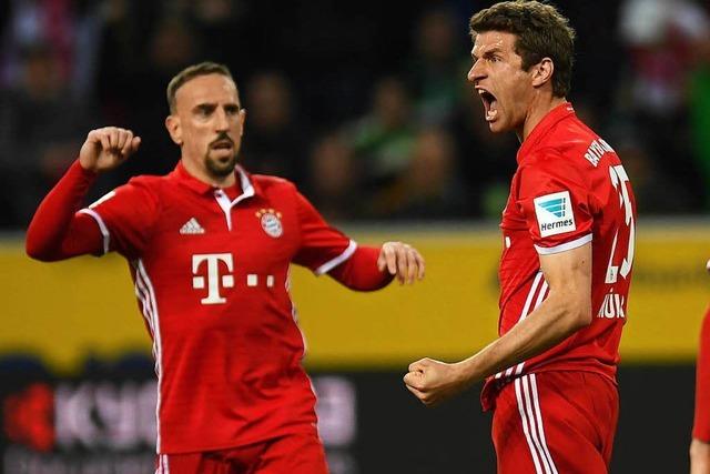 Bayern-Sieg in Gladbach: Thomas Müller trifft wieder