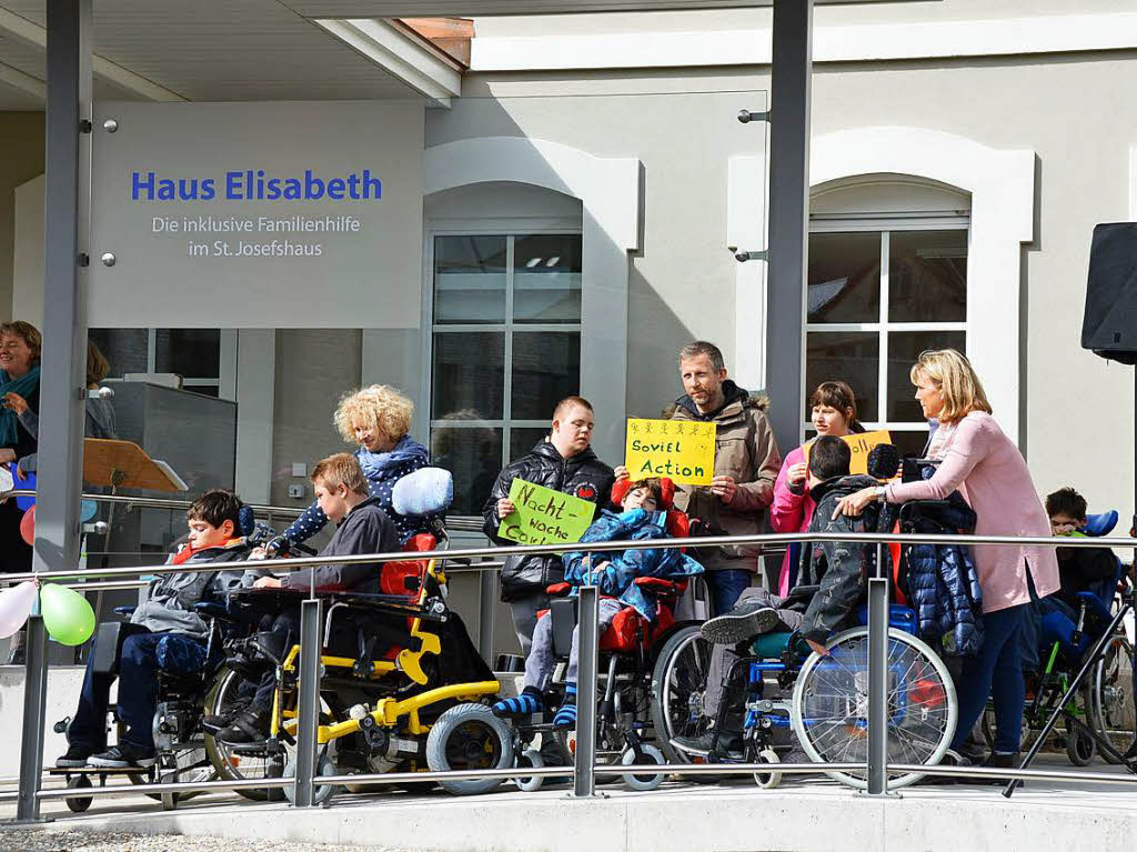 Viel zu sehen und zu erleben gab es bei der Erffnung des Hauses Elisabeth auf dem Campus des St. Josefshauses am Wochenende.