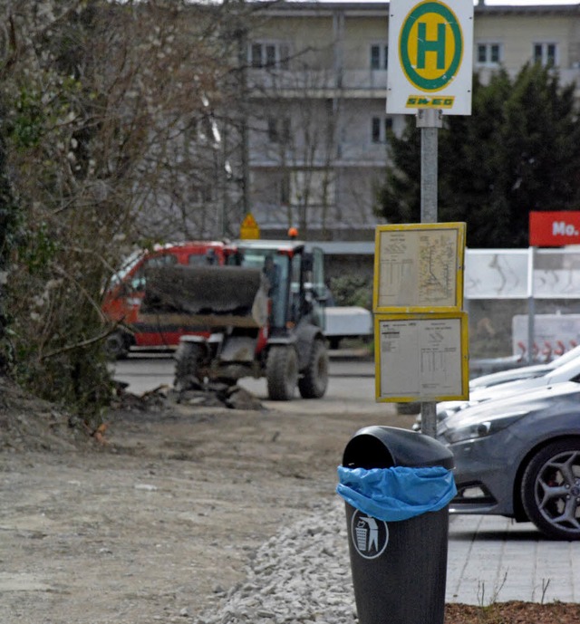 Der Marktweg entsteht.   | Foto: Lauber