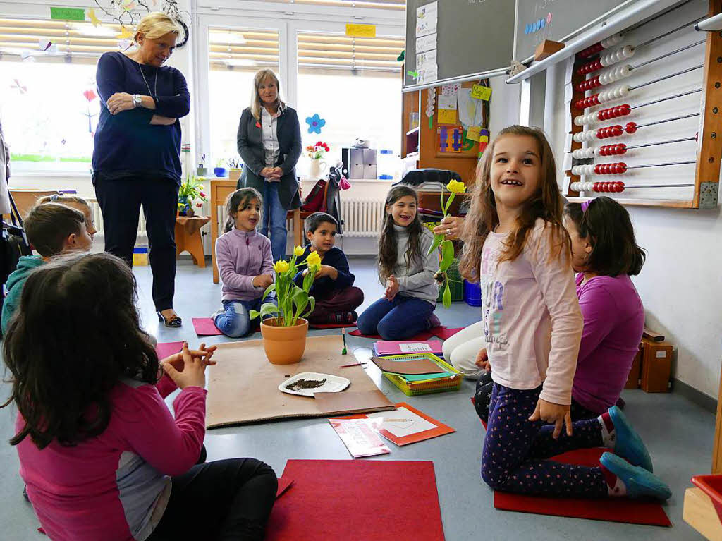 Der Rundgang an der Goetheschule fhrte in Vorbereitungs- und Inklusionsklassen