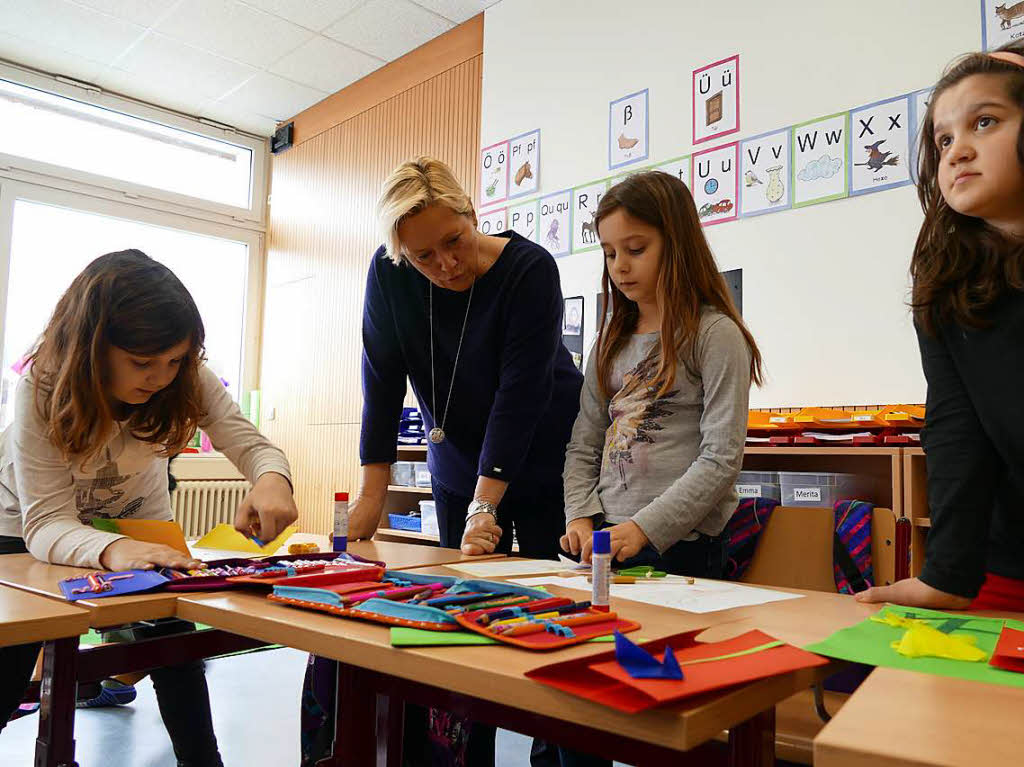 Der Rundgang an der Goetheschule fhrte in Vorbereitungs- und Inklusionsklassen