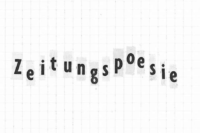 Freiburger Poeten verwandeln die BZ in ein Gedicht