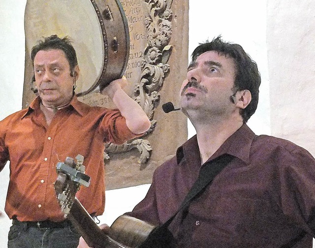 Tammorra gab ein fesselndes Konzert in...assimo Laguarda und Salvatore Meccio.   | Foto: Martina David-Wenk