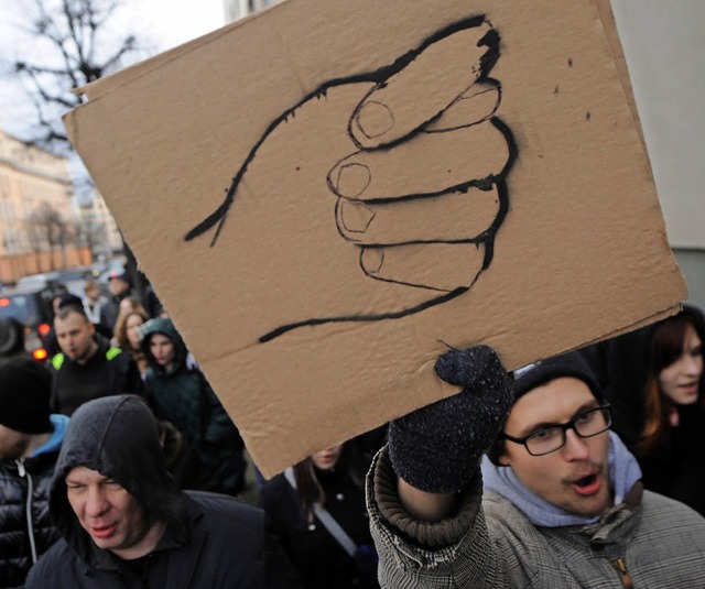 Demonstration in Minsk  | Foto: AFP