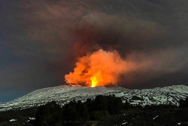 Schön und gefährlich: Vulkan Ätna ist besonders aktiv